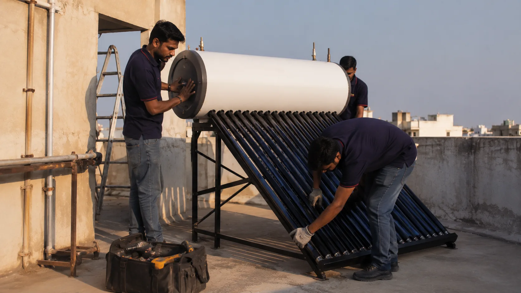 Surya Urja service technicians